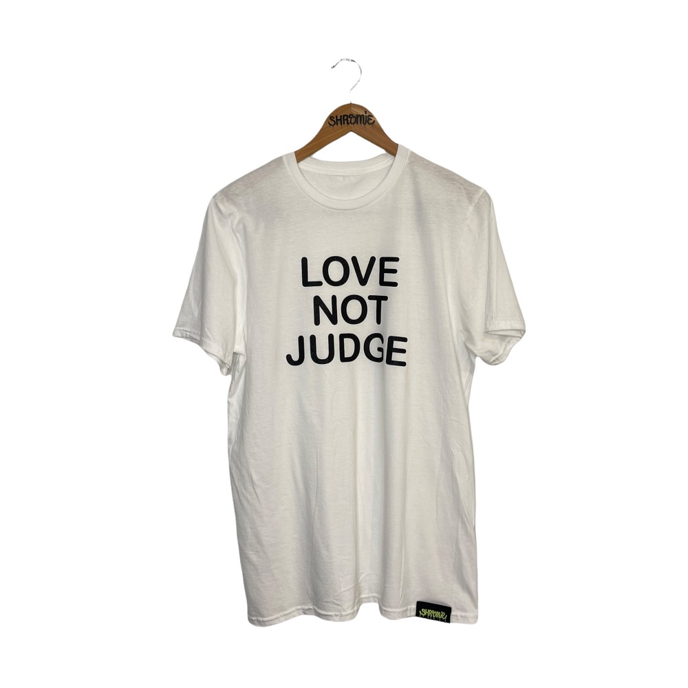 Love Not Judge Soft Tee - White