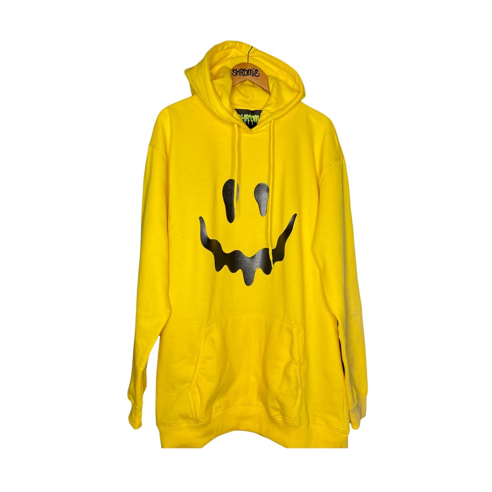 Shroomie Spooky Drip Hoodie - Yellow