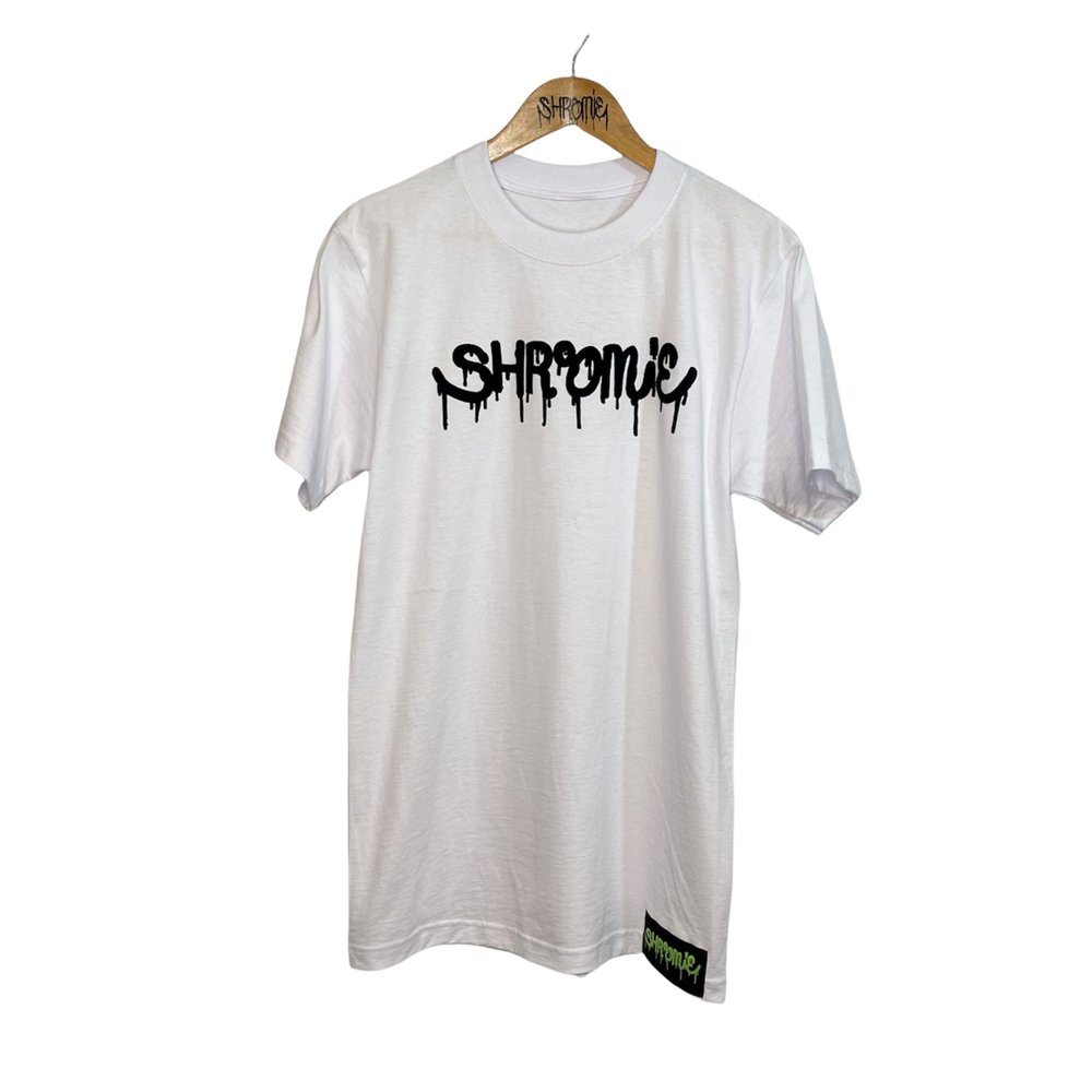 Classic Shroomie Garment Dyed White Tee