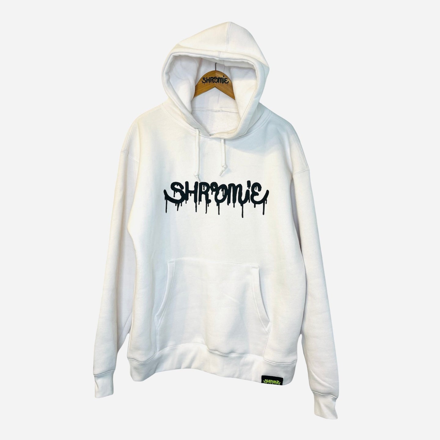 Shroomie Logo Heavyweight Hoodie - White