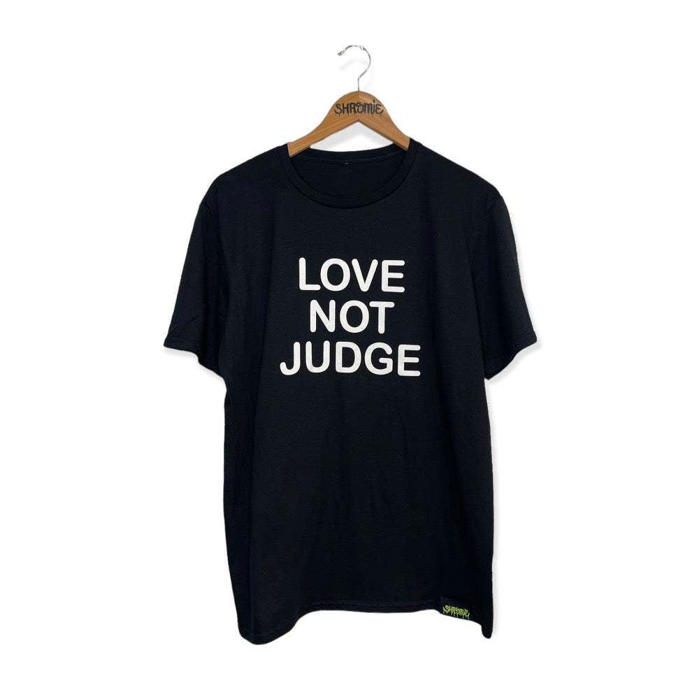 Love Not Judge Soft Tee - Black